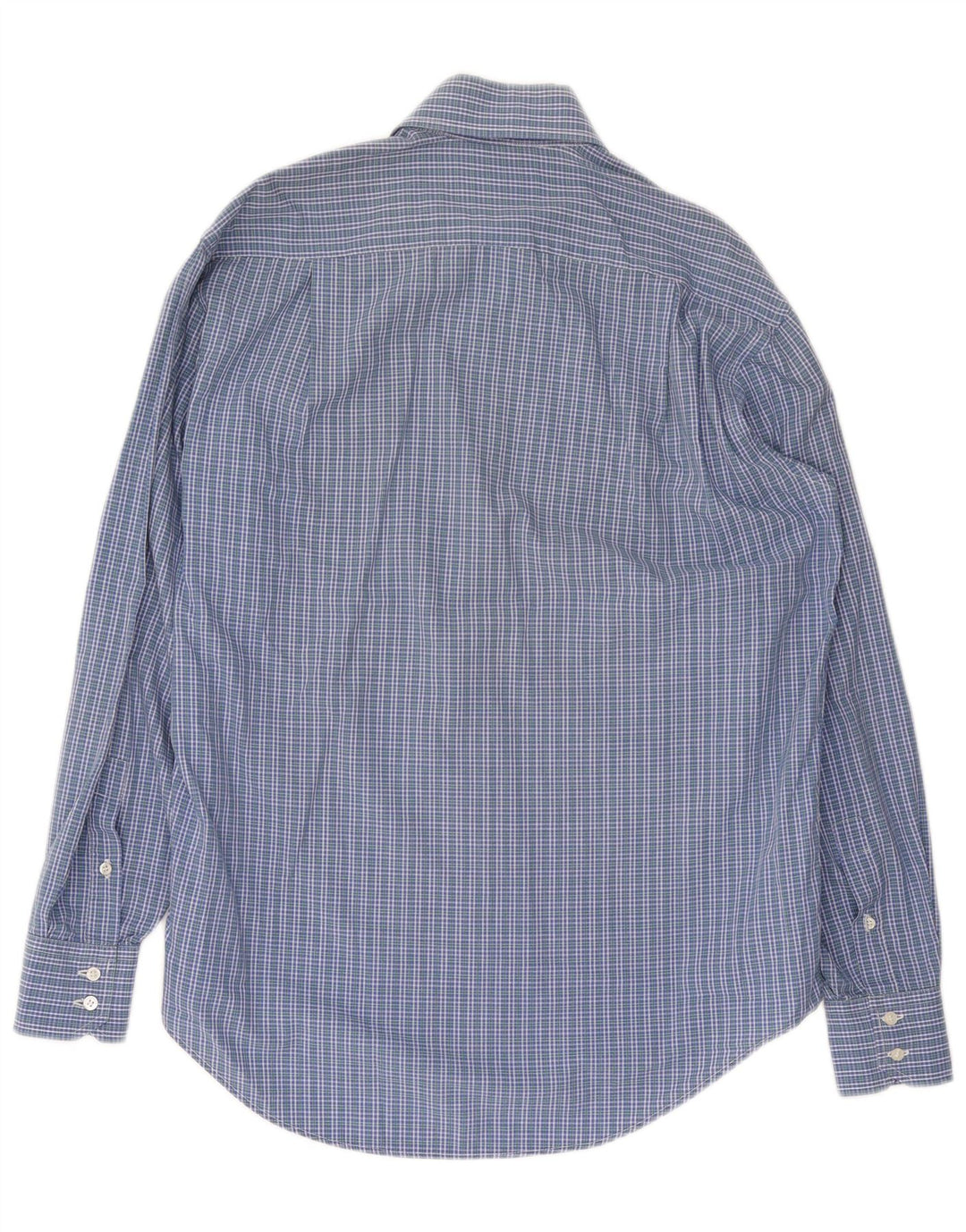 LUCIANO SOPRANI Mens Shirt Large Blue Check