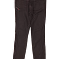 Diesel Womens Husky Slim Jeans W30 L30 Black Cotton