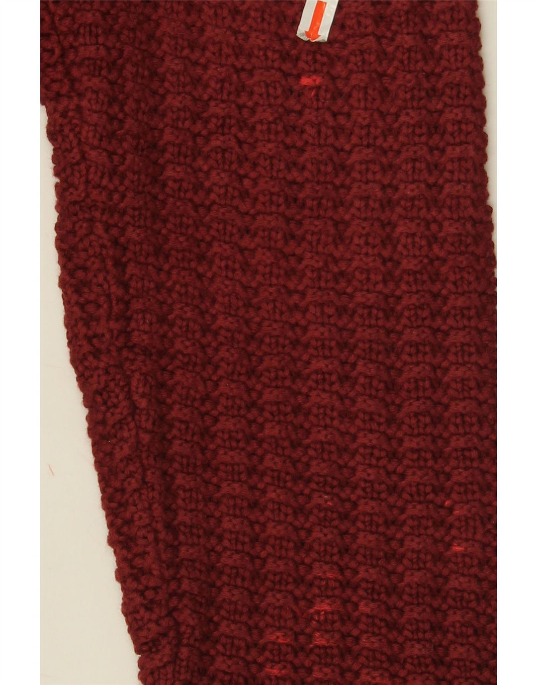 Zara Mens Crew Neck Jumper Sweater XL Burgundy