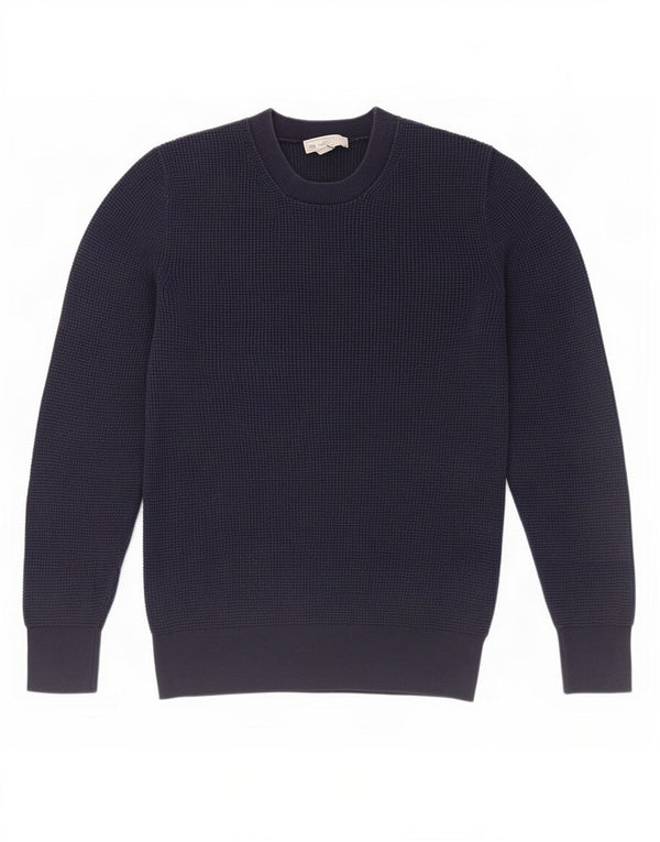 Gap Womens Crew Neck Jumper Sweater UK 6 XS Navy Blue Cotton