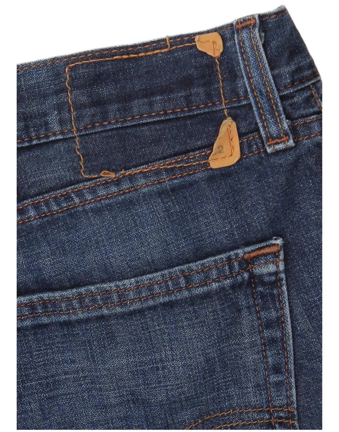 LEVI'S Mens Slim Jeans  W40 L32 Navy Blue Cotton