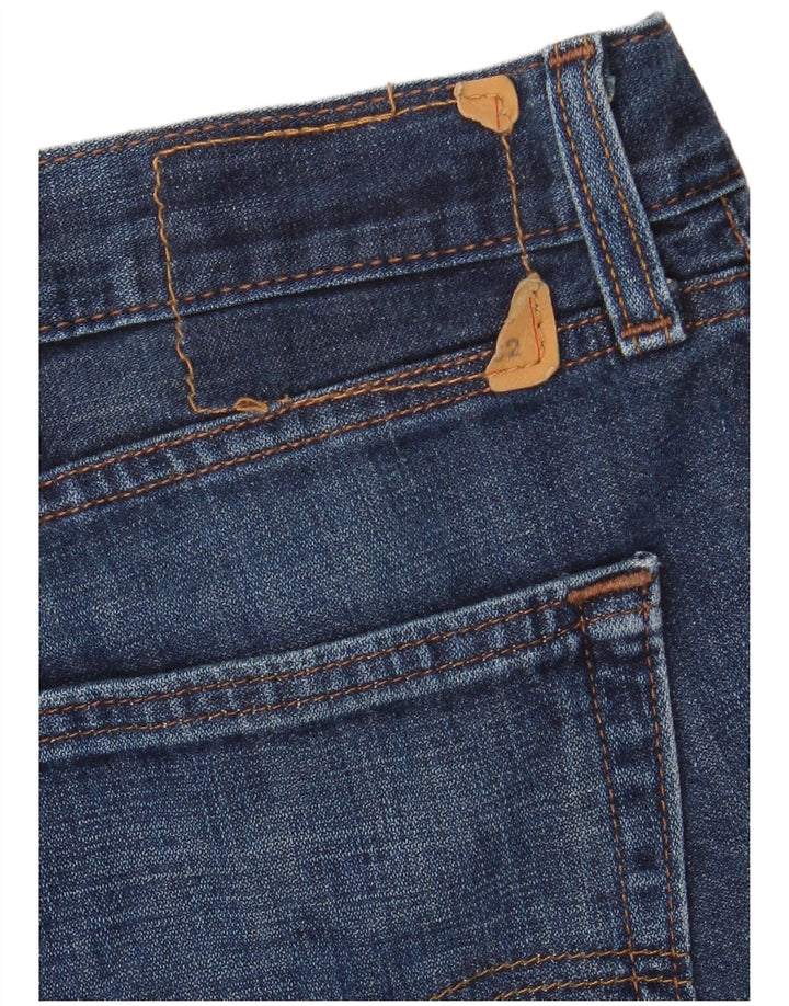LEVI'S Mens Slim Jeans  W40 L32 Navy Blue Cotton