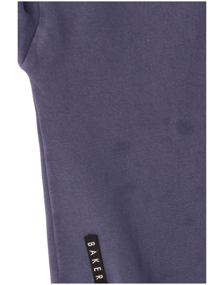 Ted Baker Boys Graphic Hoodie Jumper 12-13 Years Blue Cotton