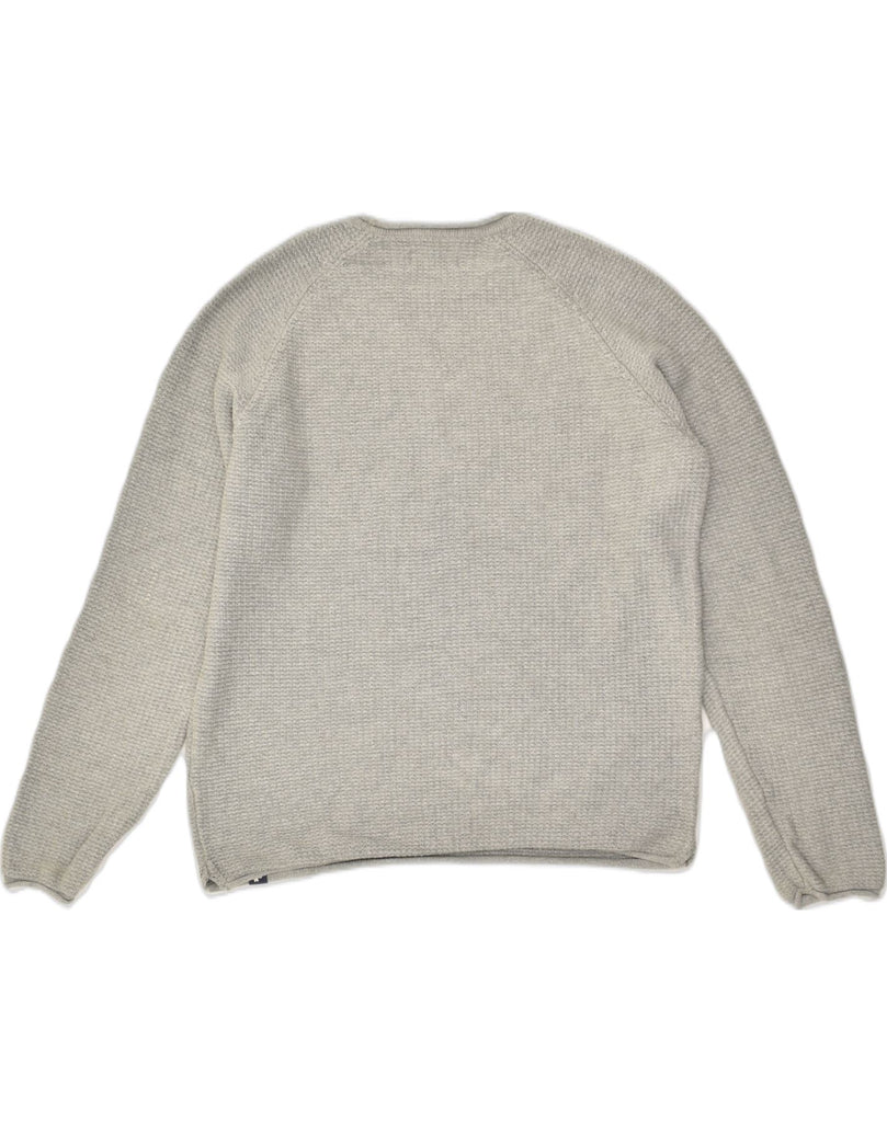 JACK & JONES Womens Crew Neck Jumper Sweater UK 20 2XL Grey Cotton | Vintage Jack & Jones | Thrift | Second-Hand Jack & Jones | Used Clothing | Messina Hembry 