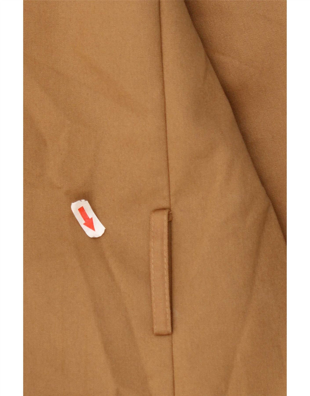 Zara Mens Overcoat UK 38 Medium Beige Polyester