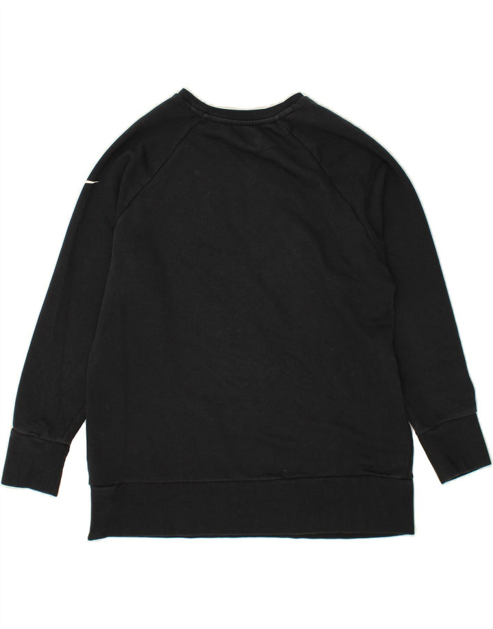 NIKE Womens Graphic Sweatshirt Jumper UK 16 Large Black Cotton Vintage Nike and Second-Hand Nike from Messina Hembry 