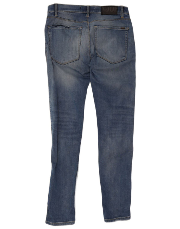 Hugo Boss Womens Skinny Jeans W29 L32 Blue Cotton