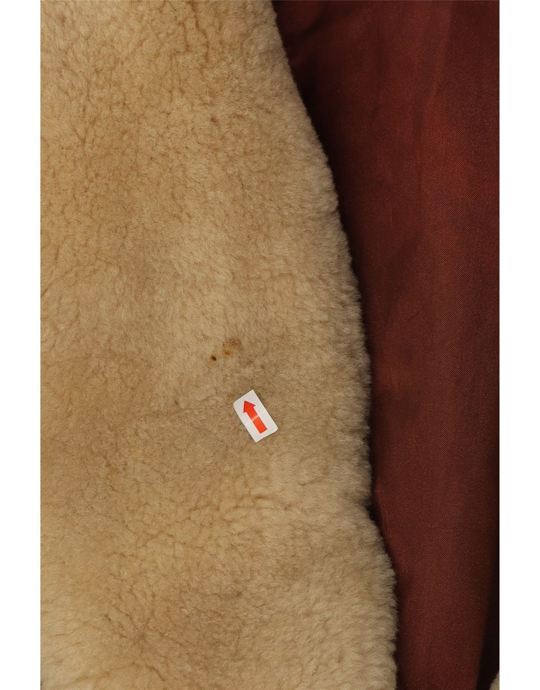 ST MICHAEL Womens Crop Double Breasted Jacket UK 18 XL Brown Leather