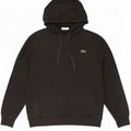 Lacoste Mens Hoodie Jumper Size 4 Medium Black Cotton