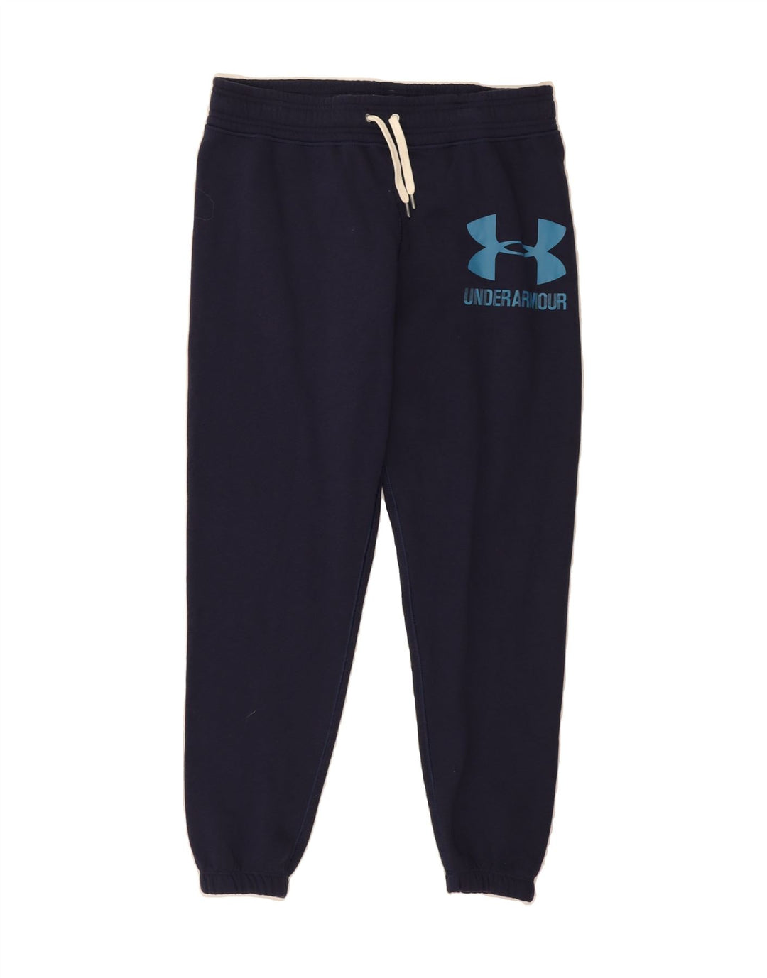 UNDER ARMOUR Womens Tracksuit Trousers Joggers UK 14 Medium  Navy Blue Vintage Under Armour and Second-Hand Under Armour from Messina Hembry 