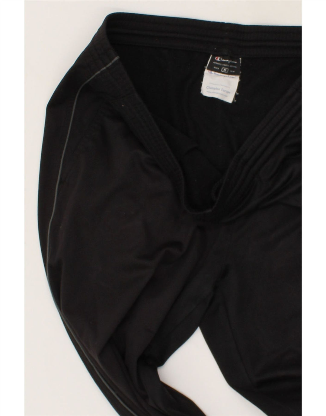 CHAMPION Mens Tracksuit Trousers Medium Black Polyester Vintage Champion and Second-Hand Champion from Messina Hembry 