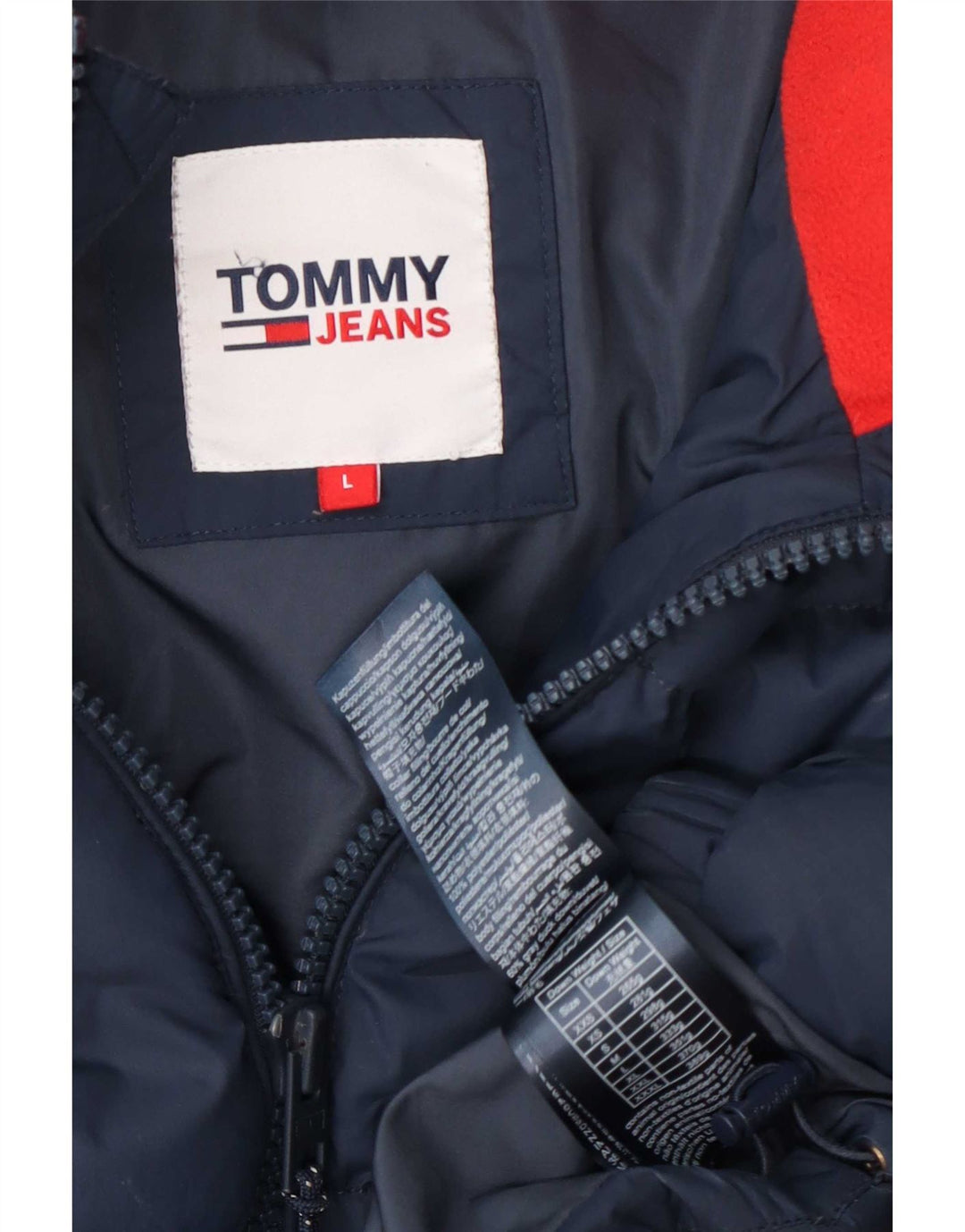 Tommy Hilfiger Mens Regular Fit Padded Jacket UK 40 Large Navy Blue