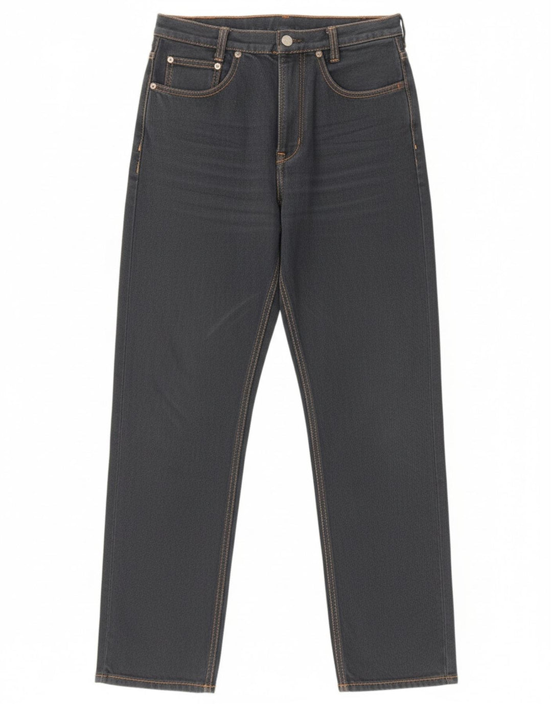 Ritt Womens Straight Jeans W26 L30 Navy Blue Cotton