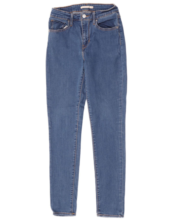 Levi's Womens 721 High Rise Skinny Jeans W28 L29 Blue Cotton Classic