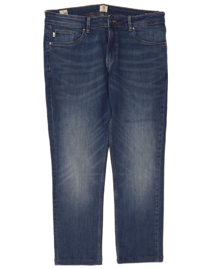 Timberland Womens Straight Jeans W36 L29 Blue Cotton