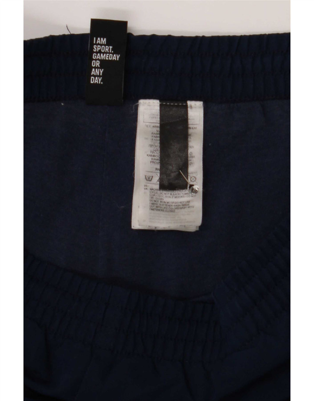 Adidas Mens Tracksuit Trousers Large Navy Blue Polyester