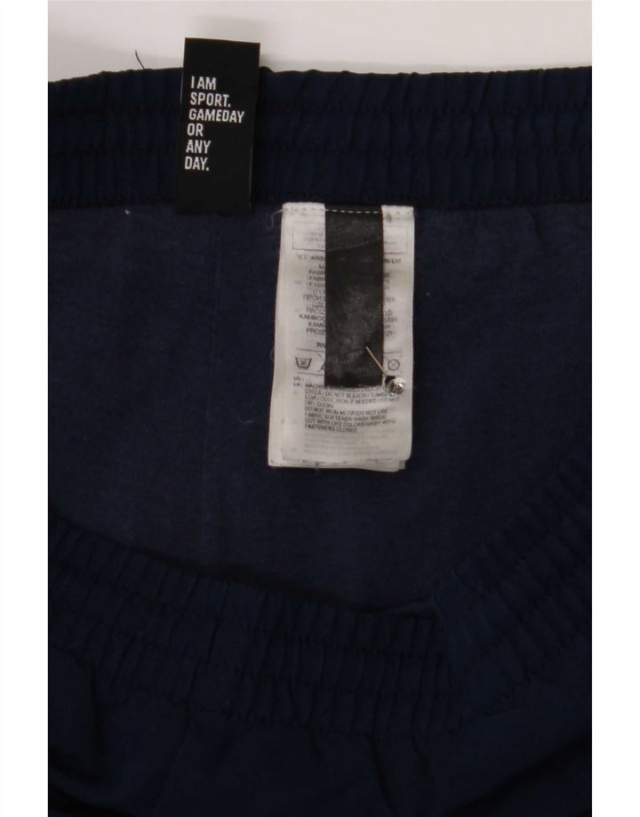 Adidas Mens Tracksuit Trousers Large Navy Blue Polyester