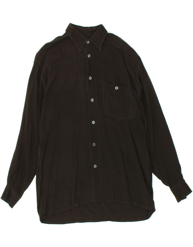 HATICO Mens Shirt Medium Brown Vintage Hatico and Second-Hand Hatico from Messina Hembry 