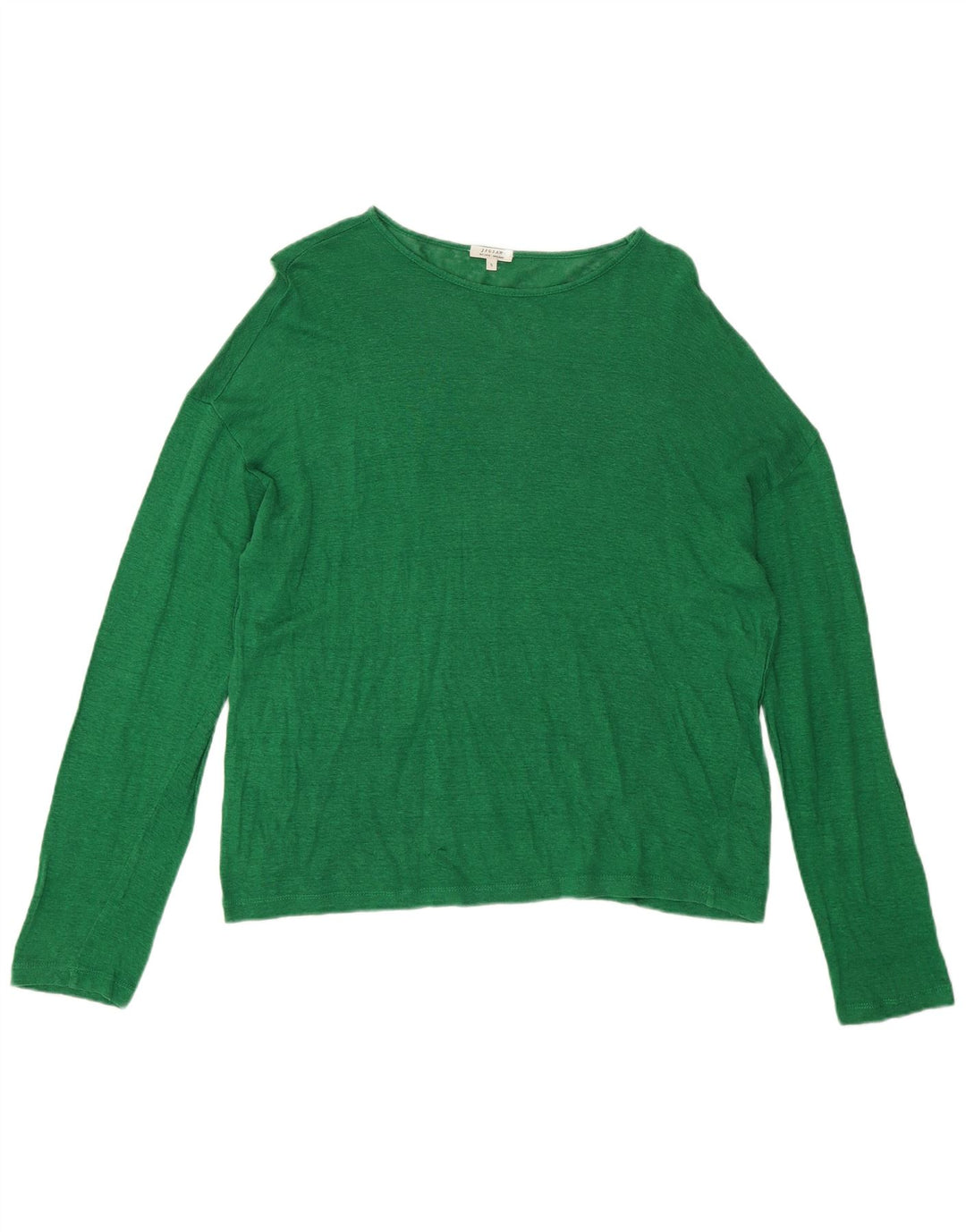 Jigsaw Womens Oversized Top Long Sleeve UK 10 Small Green