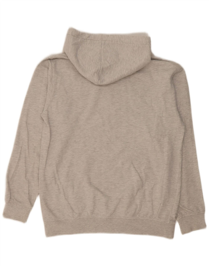 Vans Mens Graphic Hoodie Jumper Small Grey Flecked Cotton