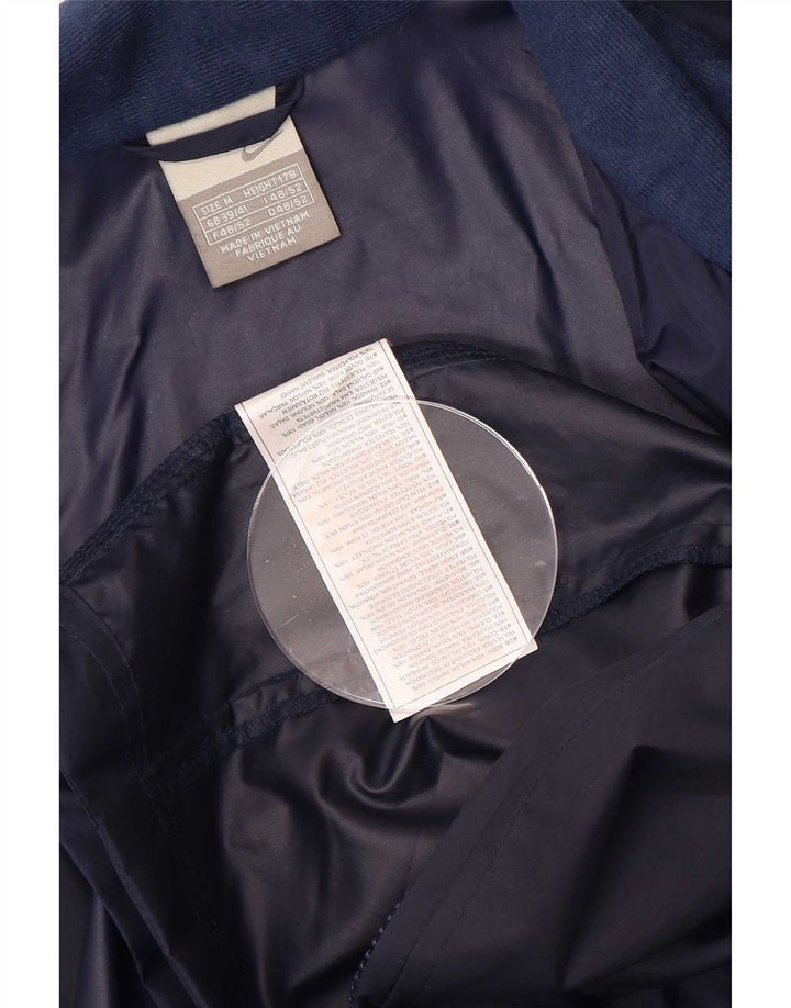 Nike Mens Rain Jacket UK 39/41 Medium Navy Blue Nylon