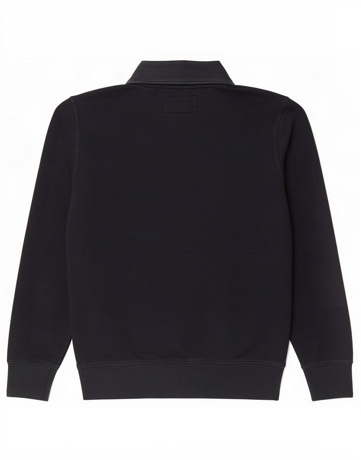 Jack Wills Mens Zip Neck Sweatshirt Jumper Small Navy Blue