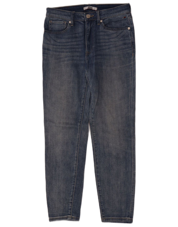 Tommy Hilfiger Womens Slim Jeans W30 L27 Blue Cotton