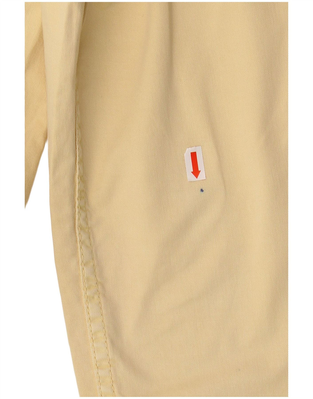 ICEBERG Womens Slim Cropped Trousers W27 L25 Yellow