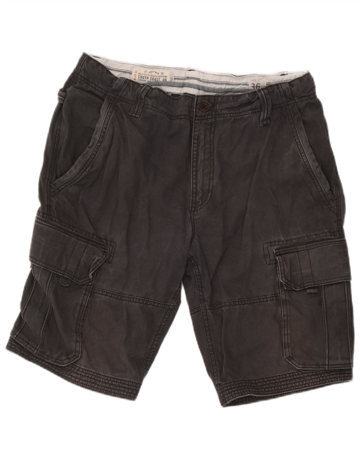 Fat Face Mens Cargo Shorts W36 Large Grey Cotton