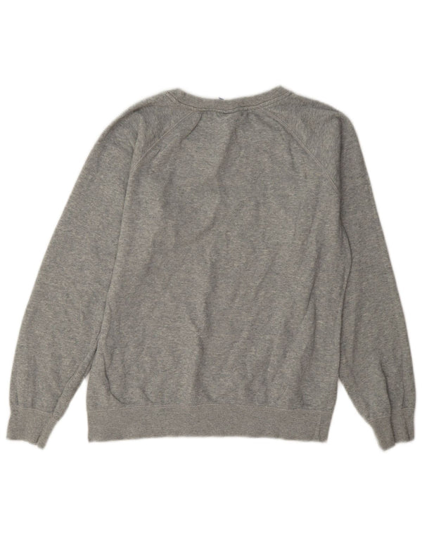 Champion Womens Graphic Sweatshirt Jumper UK 10 Small Grey Cotton