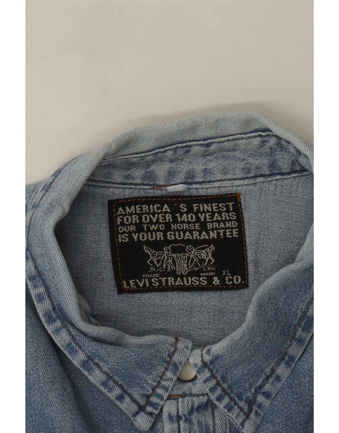 Levi's Mens Denim Shirt XL Blue