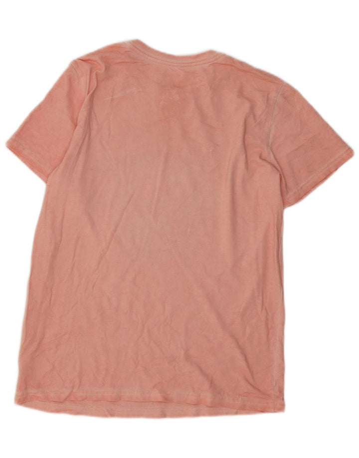 WRANGLER Mens Graphic T-Shirt Top Small Pink Cotton