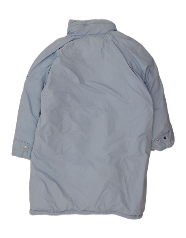 Vintage Womens Oversized Padded Coat EU 42 Large Blue