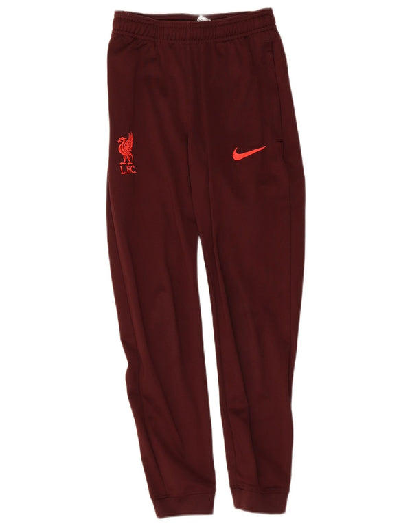Nike Boys Liverpool Tracksuit Trousers Joggers 10-11 Years Medium Burgundy