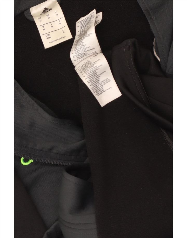 Adidas Womens Munster Rugby Tracksuit Top Jacket UK 14 Medium Grey