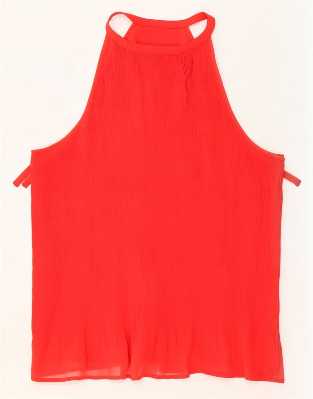 Zara Womens Halter Top UK 12 Medium Red