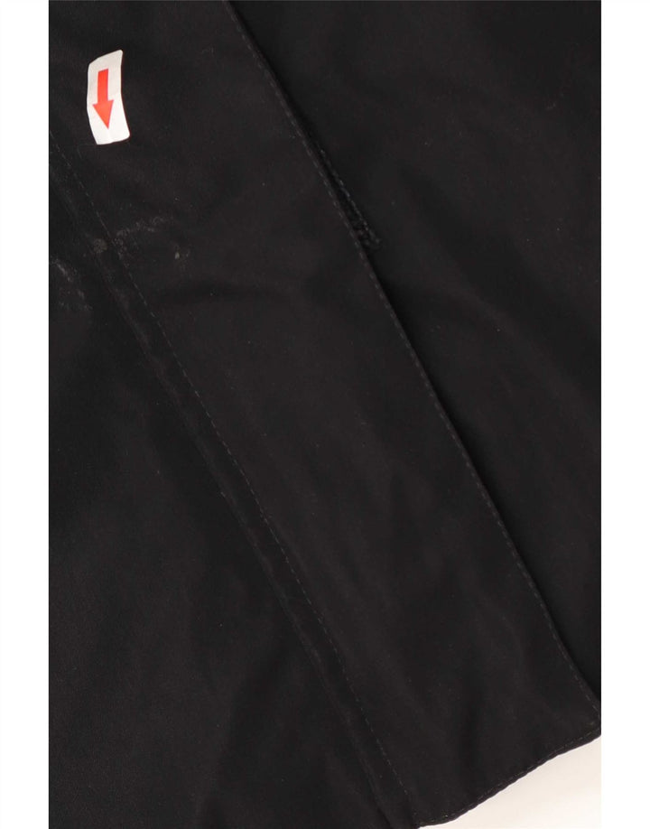 PEUTEREY Womens Padded Parka Jacket IT 44 Medium Black Wool