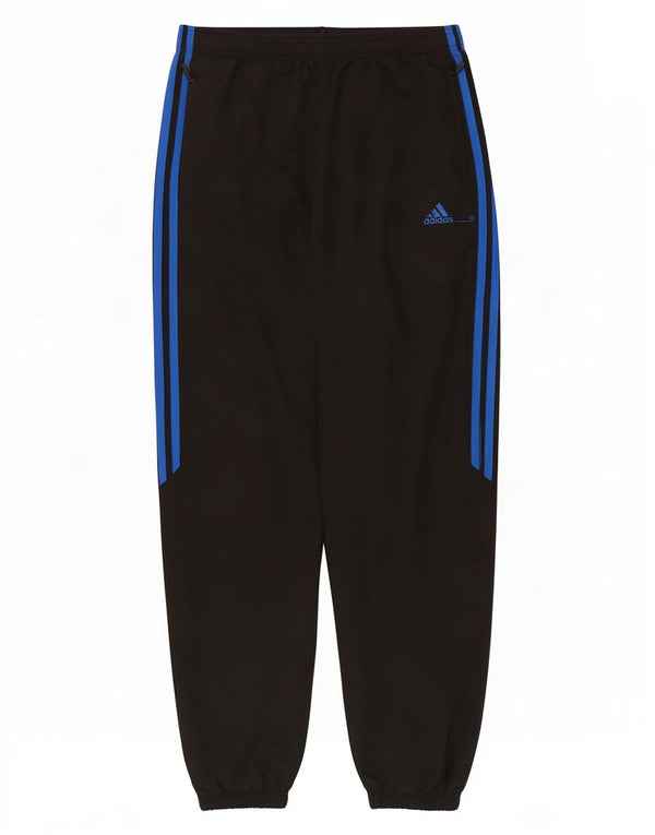 Adidas Mens Tracksuit Trousers Joggers Large Black Polyester