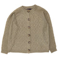 Marks & Spencer Womens Cardigan Sweater UK 14 Medium Khaki Polyester