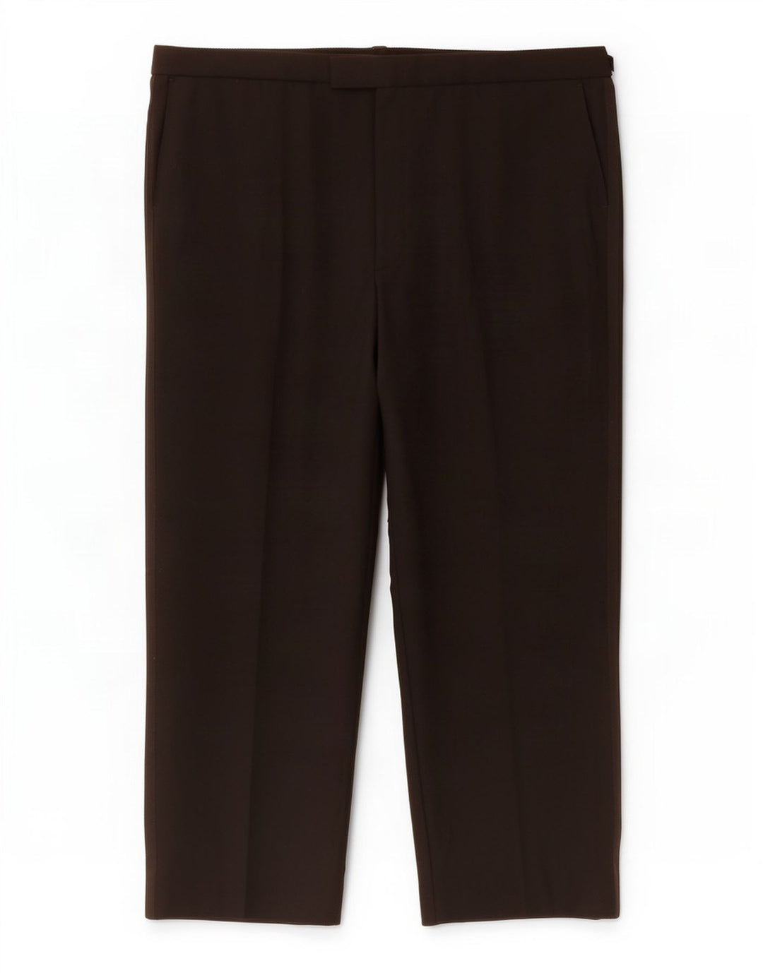 Marks & Spencer Mens Straight Suit Trousers W44 L29 Black Polyester