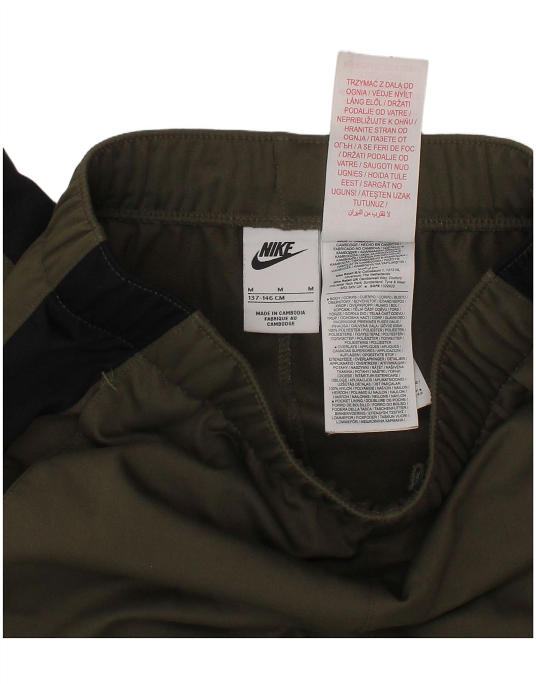 NIKE Girls Climacool Tracksuit Trousers Joggers 10-11 Years Medium  Khaki