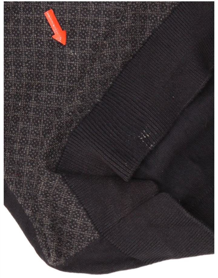 Marks & Spencer Mens Tailored Fit Cardigan Sweater Large Navy Blue