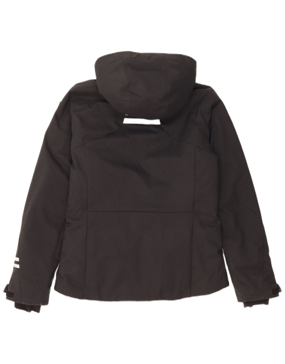 Rossignol Womens Hooded Waterproof Jacket UK 14 Large Black Polyester