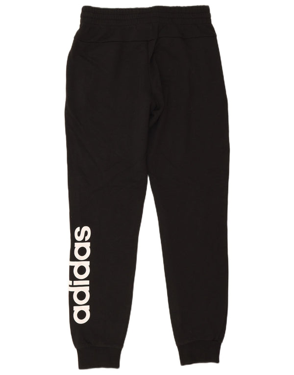 Adidas Womens Graphic Tracksuit Trousers Joggers UK 8/10 Small Black
