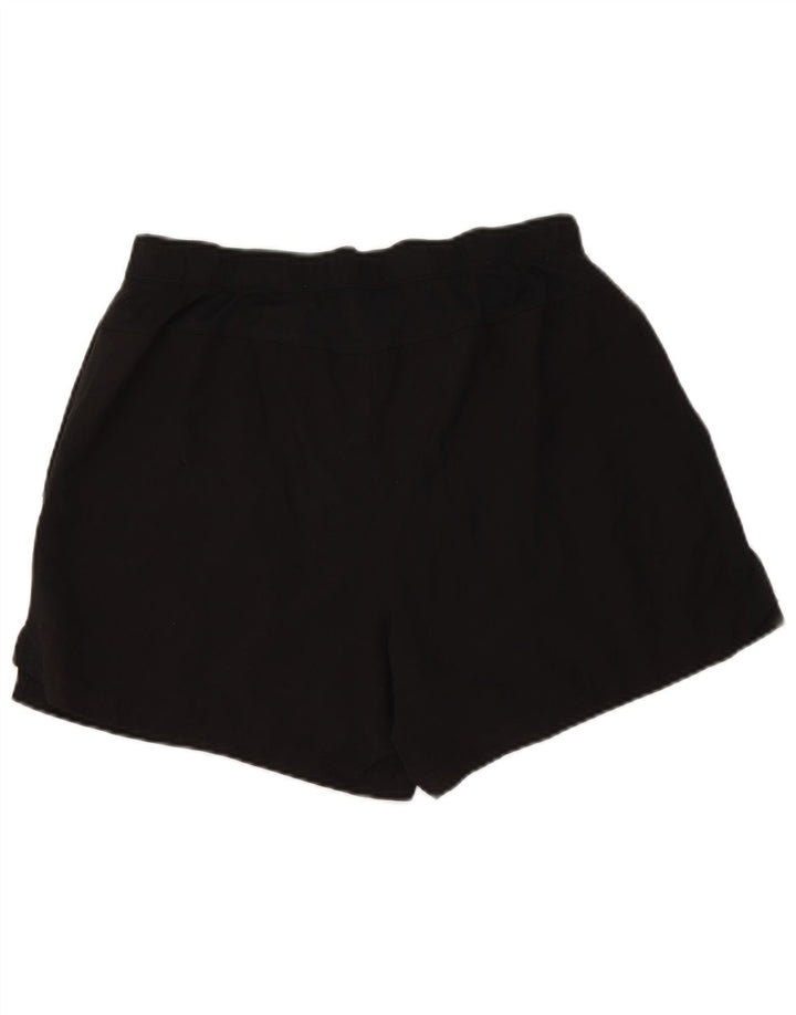 Nike Womens Sport Shorts UK 14 Large Black Polyester