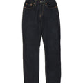 LEVI'S Womens Straight Jeans W25 L30 Navy Blue Cotton Vintage Levi's and Second-Hand Levi's from Messina Hembry 