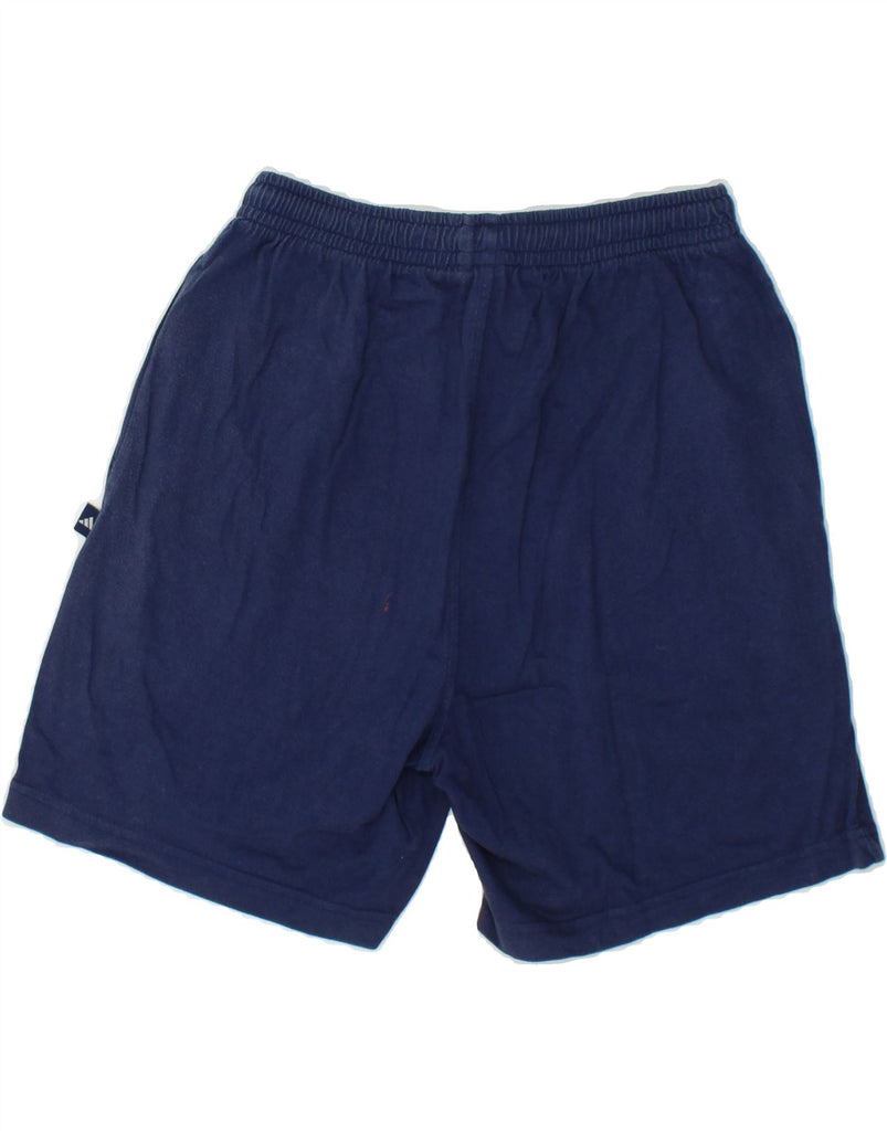 ADIDAS Mens Graphic Sport Shorts Medium Navy Blue Cotton Vintage Adidas and Second-Hand Adidas from Messina Hembry 