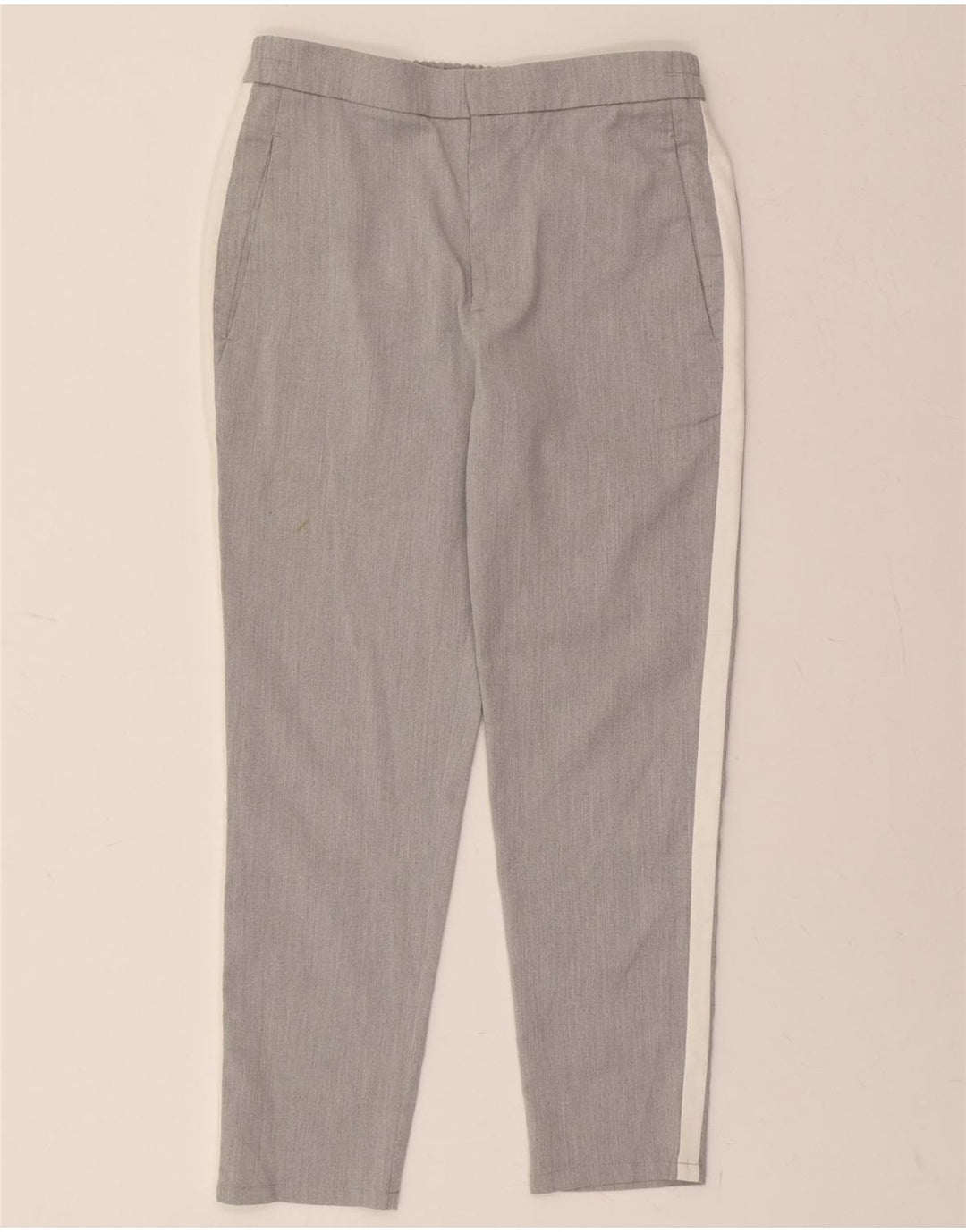ZARA Womens Slim Chino Trousers Small W27 L26 Grey Vintage Zara and Second-Hand Zara from Messina Hembry 