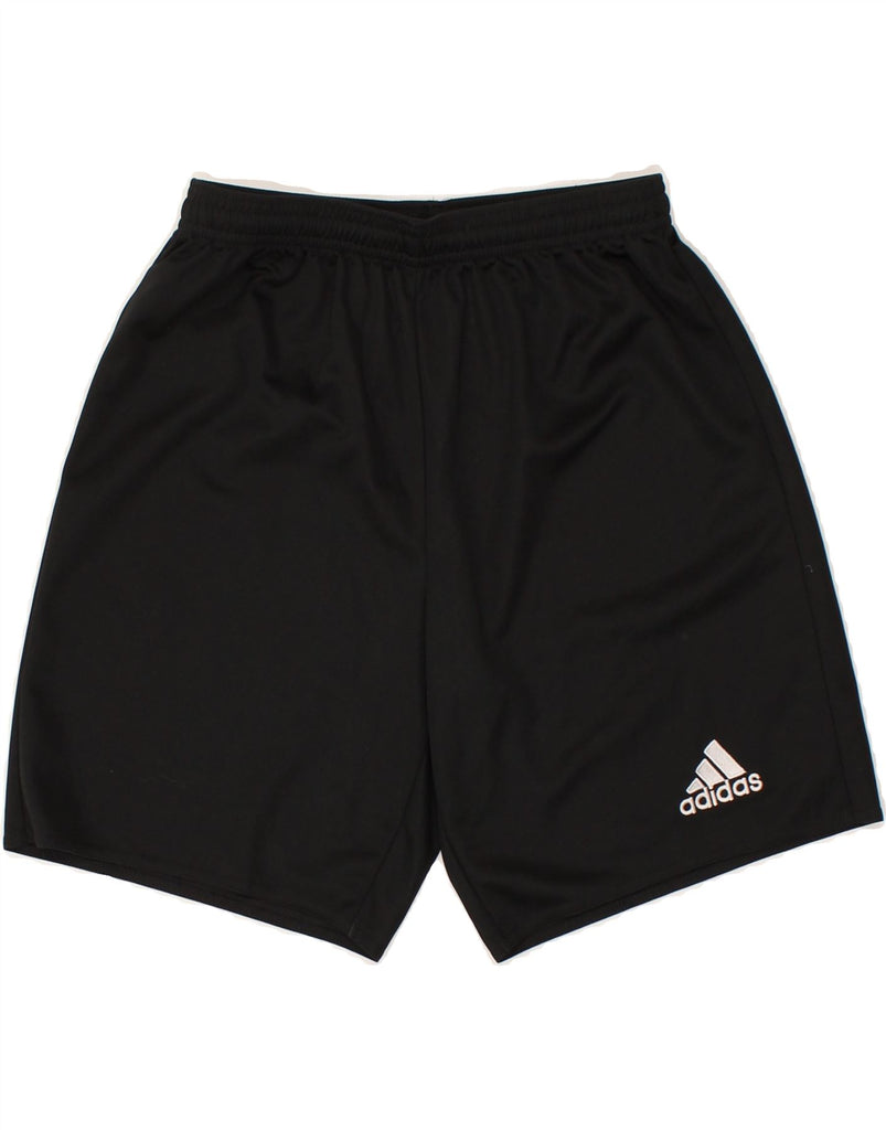 ADIDAS Boys Aeroready Sport Shorts 13-14 Years Black Polyester | Vintage Adidas | Thrift | Second-Hand Adidas | Used Clothing | Messina Hembry 