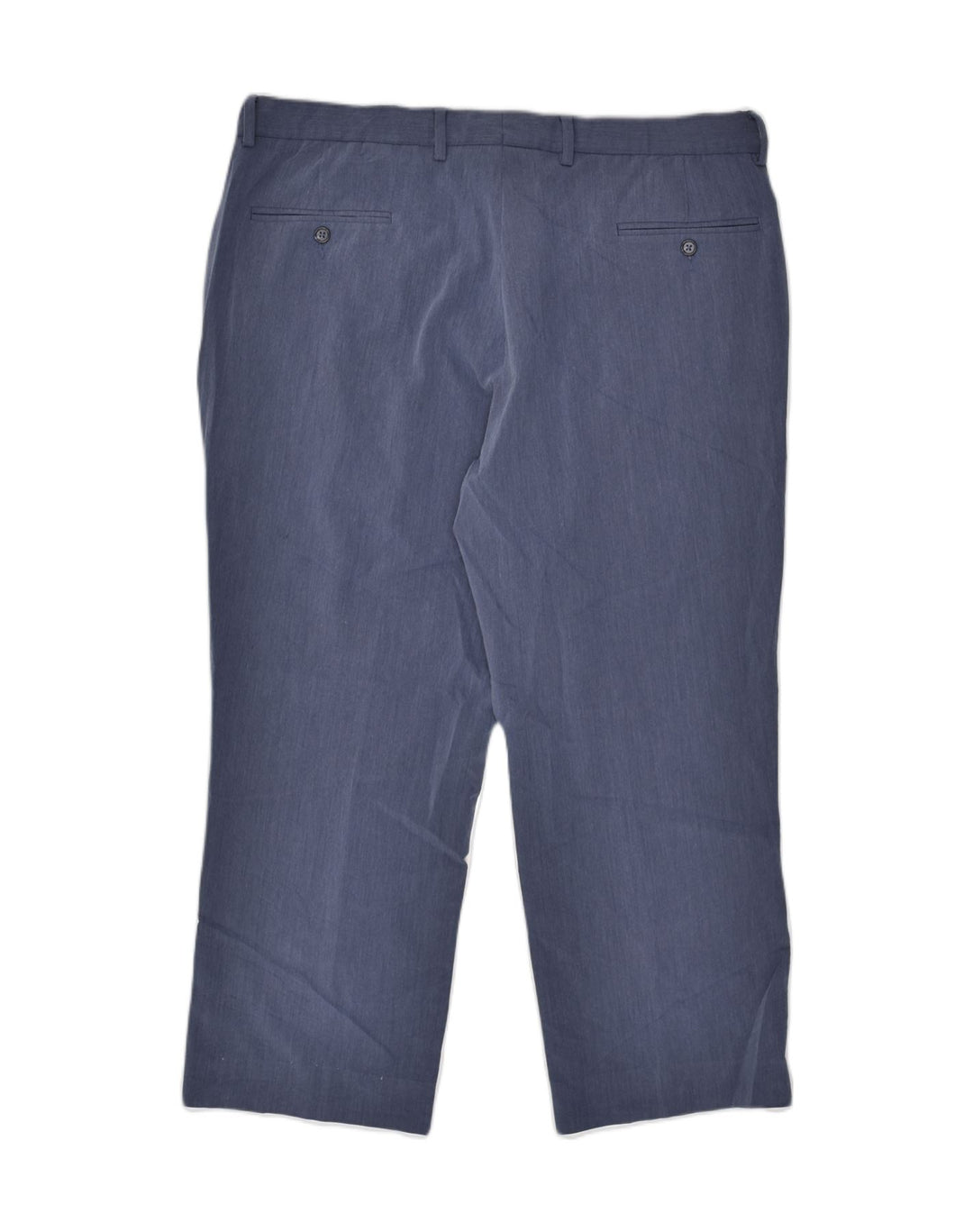 NAUTICA Mens Straight Suit Trousers W38 L26 Navy Blue Polyester | Vintage Nautica | Thrift | Second-Hand Nautica | Used Clothing | Messina Hembry 